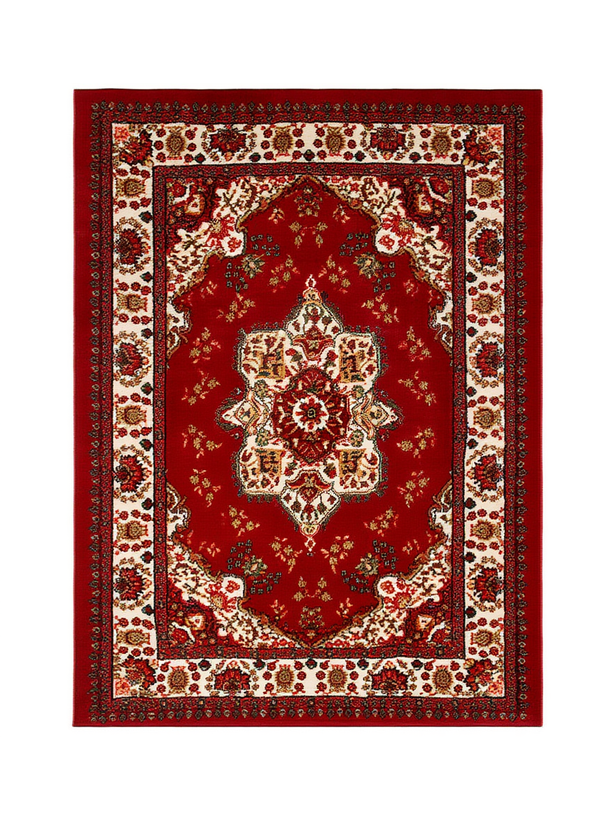 Tapis persan traditionnel rouge | Ispahan