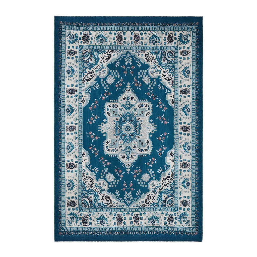 Tapis de style persan traditionnel bleu | Darya