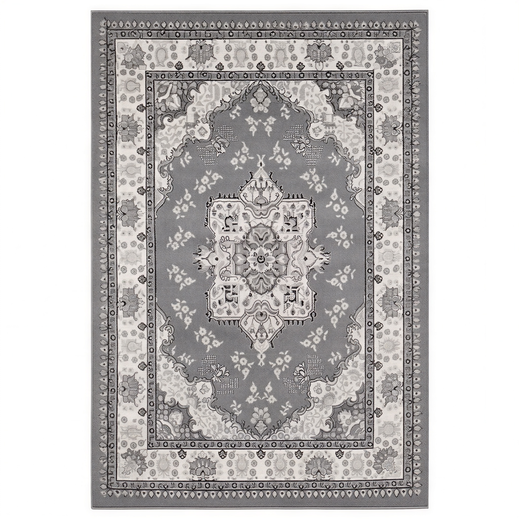 Tapis de style persan traditionnel gris | Shiraz
