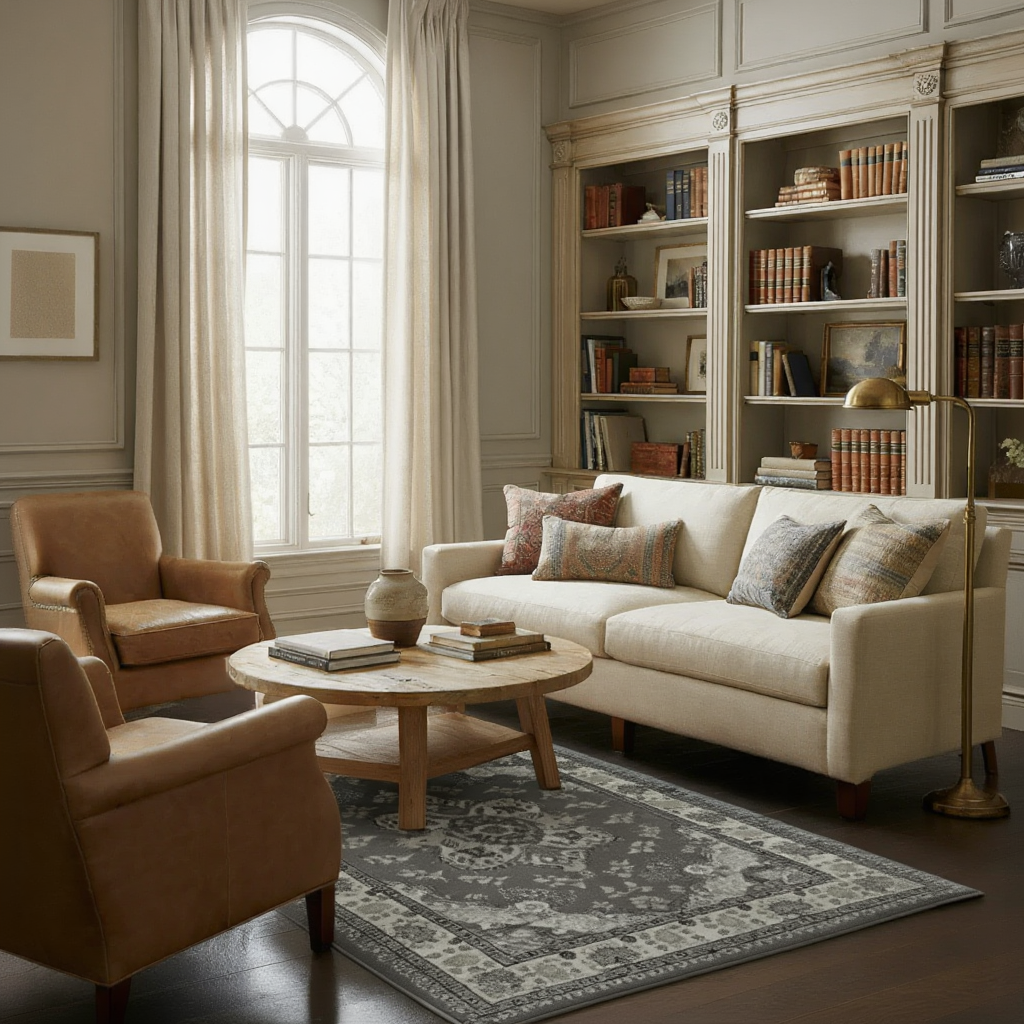 Tapis de style persan traditionnel gris | Shiraz